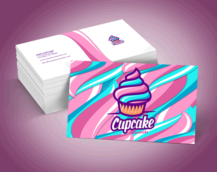 lucid logo custom print business cards