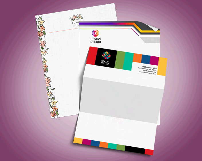 lucid logo custom print letterhead